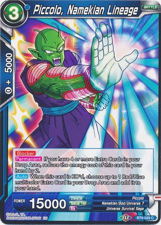 Piccolo, Namekian Lineage [BT9-029] | Shuffle n Cut Hobbies & Games