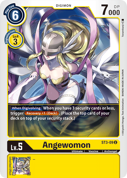 Angewomon [ST3-09] [Starter Deck: Heaven's Yellow] | Shuffle n Cut Hobbies & Games