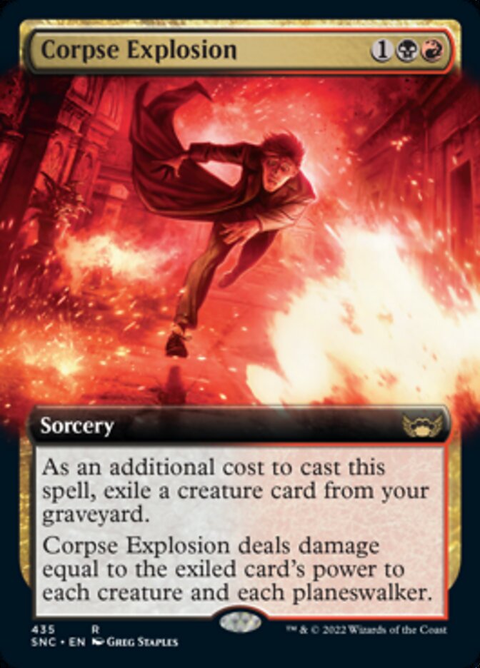 Corpse Explosion (Extended Art) [Streets of New Capenna] | Shuffle n Cut Hobbies & Games