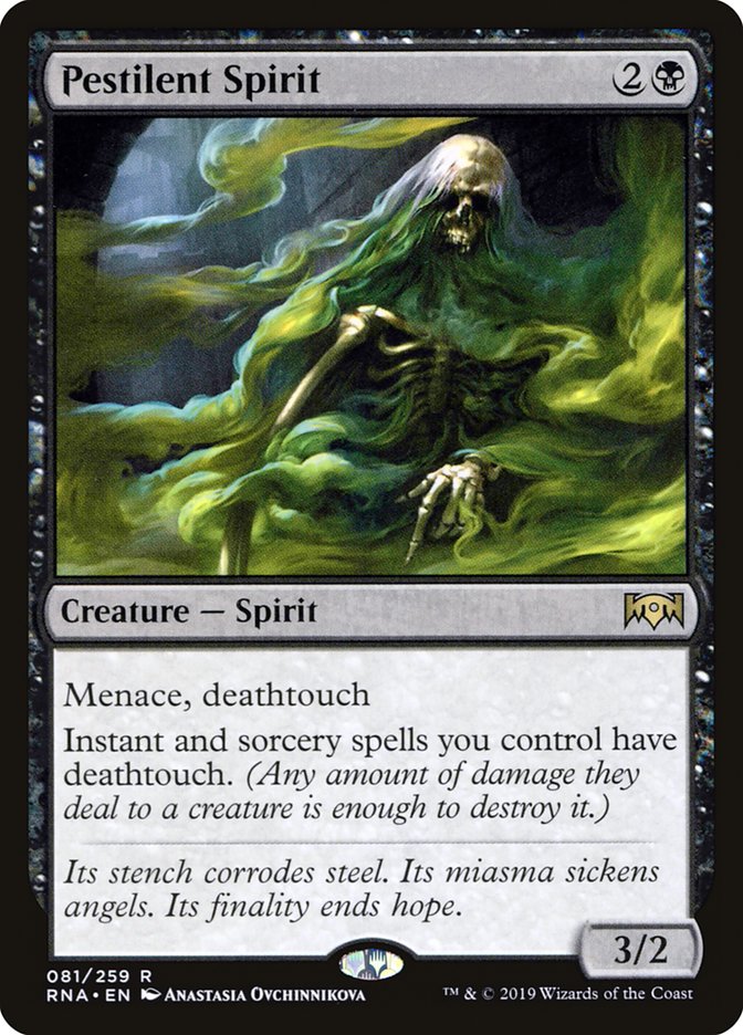 Pestilent Spirit [Ravnica Allegiance] | Shuffle n Cut Hobbies & Games