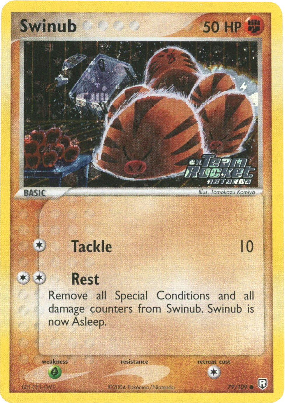 Swinub (79/109) (Stamped) [EX: Team Rocket Returns] | Shuffle n Cut Hobbies & Games