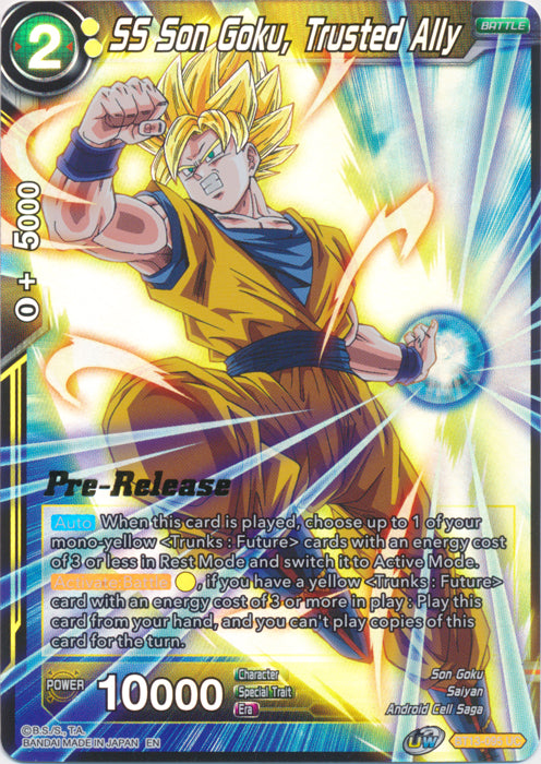 SS Son Goku, Trusted Ally (BT13-095) [Supreme Rivalry Prerelease Promos] | Shuffle n Cut Hobbies & Games