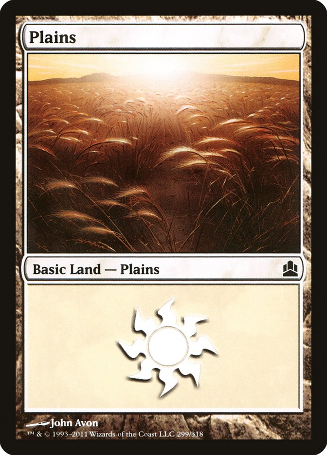 Plains (299) [Commander 2011] | Shuffle n Cut Hobbies & Games