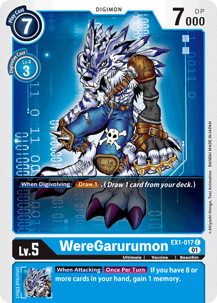 WereGarurumon [EX1-017] [Classic Collection] | Shuffle n Cut Hobbies & Games