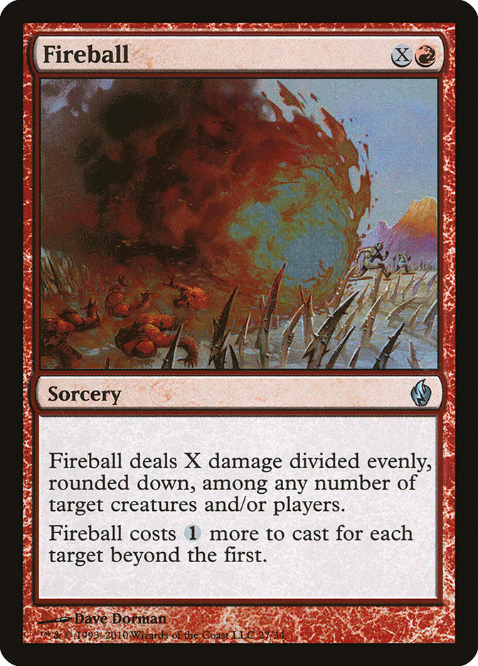 Fireball [Premium Deck Series: Fire and Lightning] | Shuffle n Cut Hobbies & Games