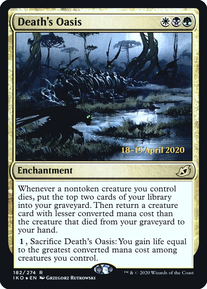 Death's Oasis [Ikoria: Lair of Behemoths Prerelease Promos] | Shuffle n Cut Hobbies & Games