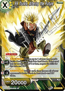 SS Trunks, Altering the Future (Super Rare) [BT13-093] | Shuffle n Cut Hobbies & Games