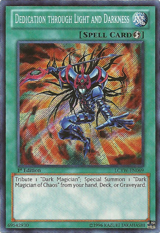 Dedication through Light and Darkness [LCYW-EN069] Secret Rare | Shuffle n Cut Hobbies & Games