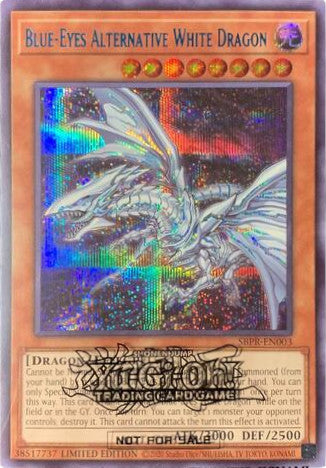 Blue-Eyes Alternative White Dragon [SBPR-EN003] Secret Rare | Shuffle n Cut Hobbies & Games