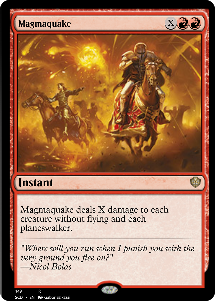 Magmaquake [Starter Commander Decks] | Shuffle n Cut Hobbies & Games