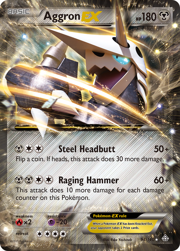 Aggron EX (93/160) [XY: Primal Clash] | Shuffle n Cut Hobbies & Games