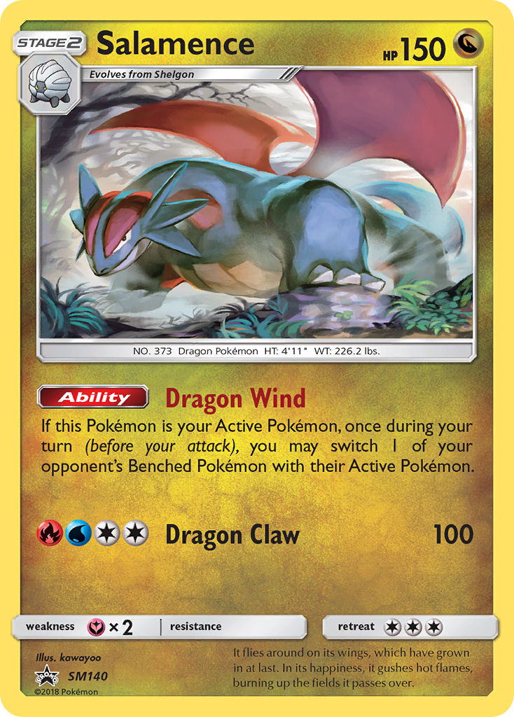 Salamence (SM140) [Sun & Moon: Black Star Promos] | Shuffle n Cut Hobbies & Games