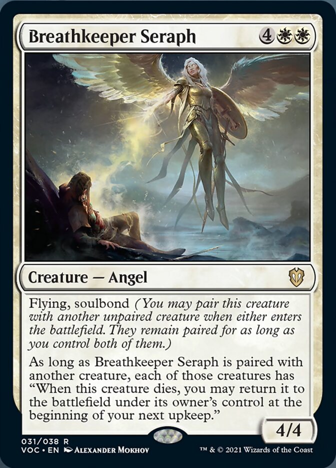 Breathkeeper Seraph [Innistrad: Crimson Vow Commander] | Shuffle n Cut Hobbies & Games