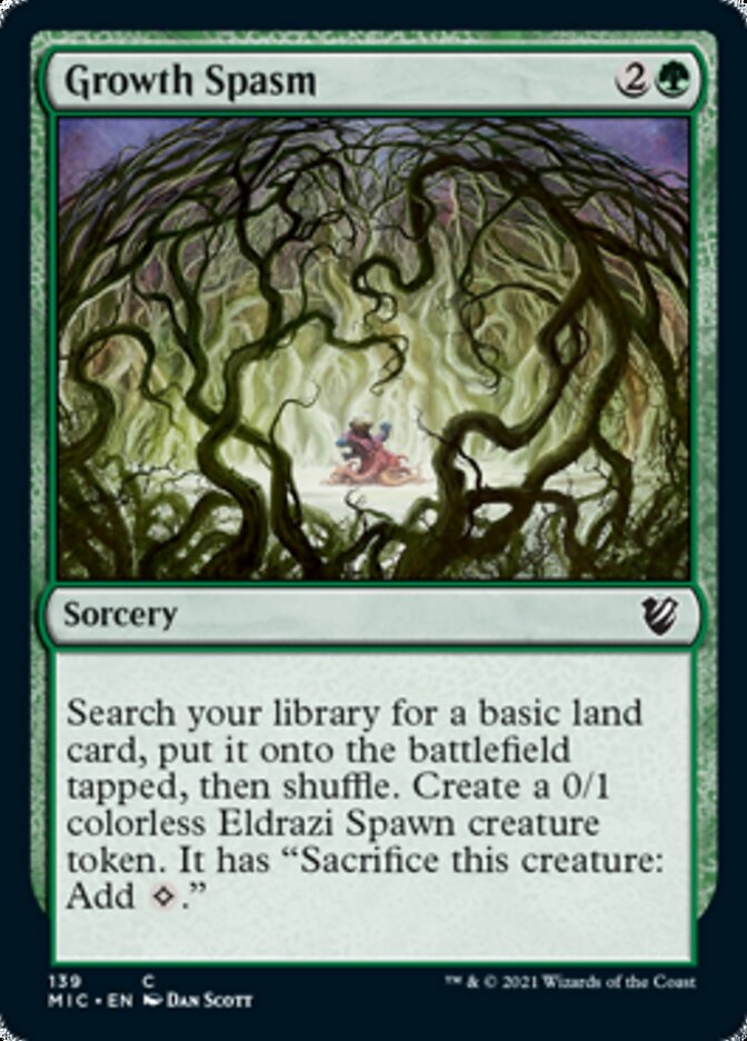 Growth Spasm [Innistrad: Midnight Hunt Commander] | Shuffle n Cut Hobbies & Games