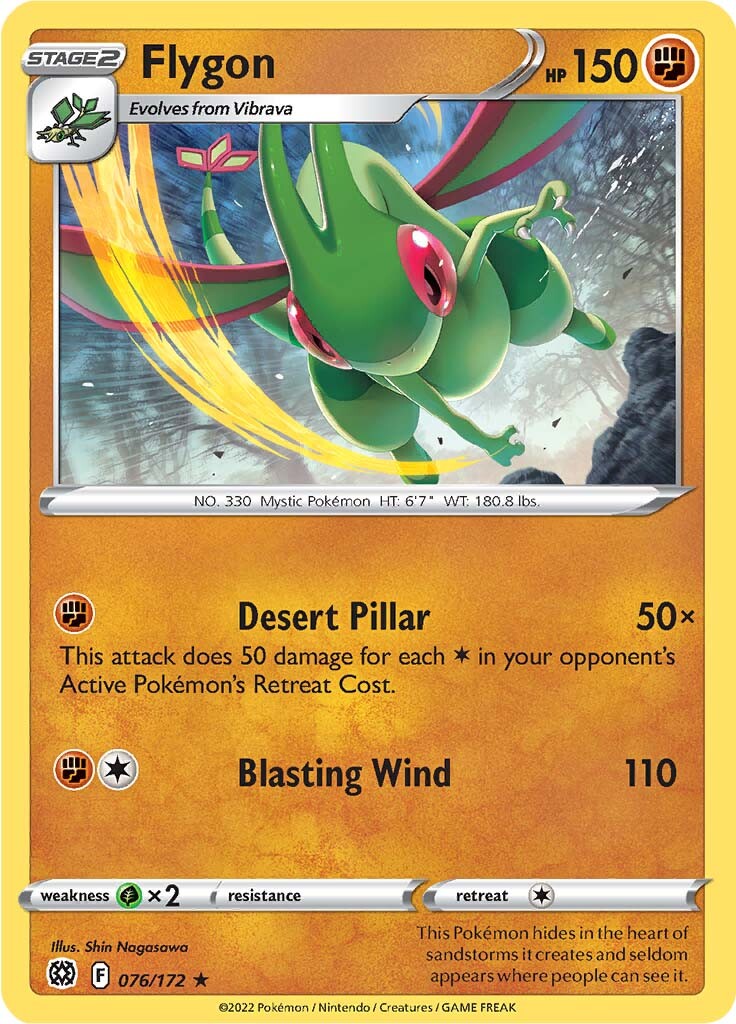 Flygon (076/172) [Sword & Shield: Brilliant Stars] | Shuffle n Cut Hobbies & Games