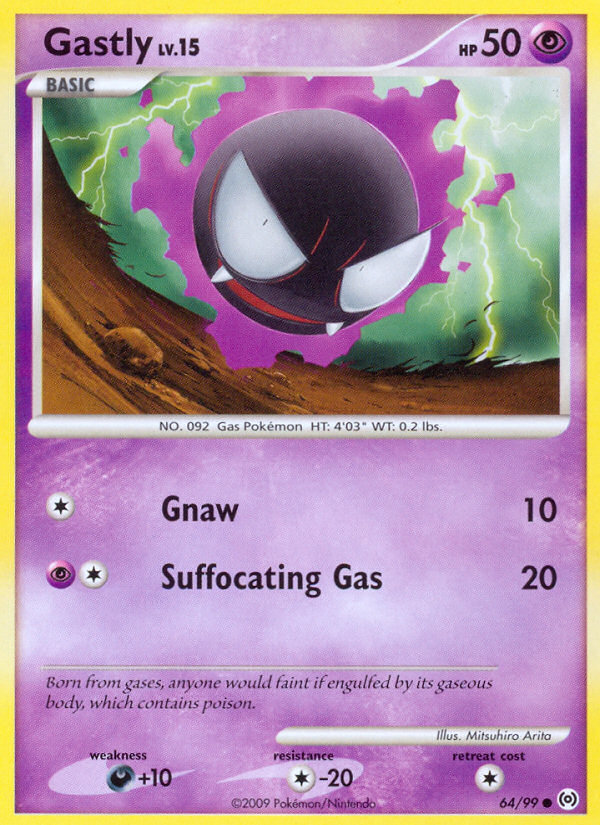 Gastly (64/99) [Platinum: Arceus] | Shuffle n Cut Hobbies & Games