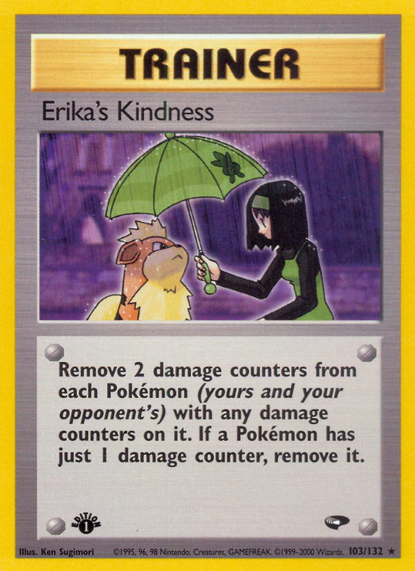 Erika's Kindness (103/132) [Gym Challenge 1st Edition] | Shuffle n Cut Hobbies & Games