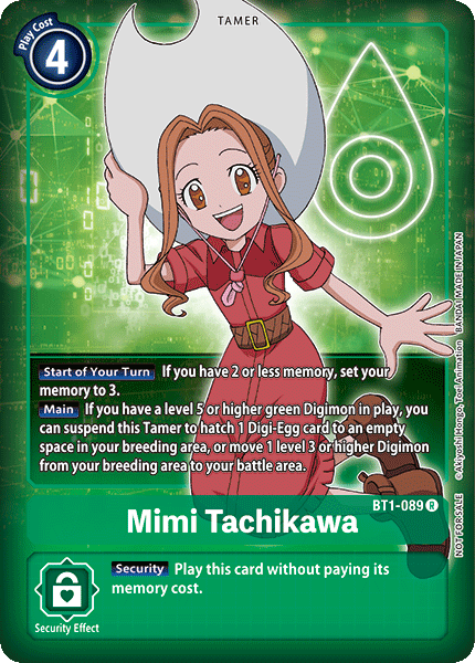 Mimi Tachikawa [BT1-089] (Buy-A-Box Promo) [Release Special Booster Ver.1.0 Promos] | Shuffle n Cut Hobbies & Games