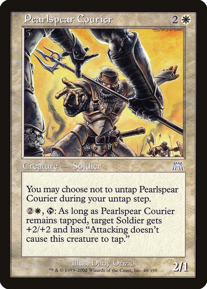 Pearlspear Courier [Onslaught] | Shuffle n Cut Hobbies & Games