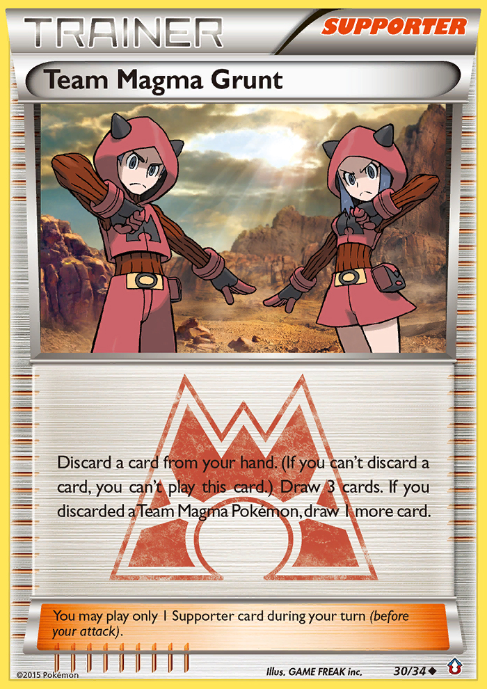 Team Magma Grunt (30/34) [XY: Double Crisis] | Shuffle n Cut Hobbies & Games