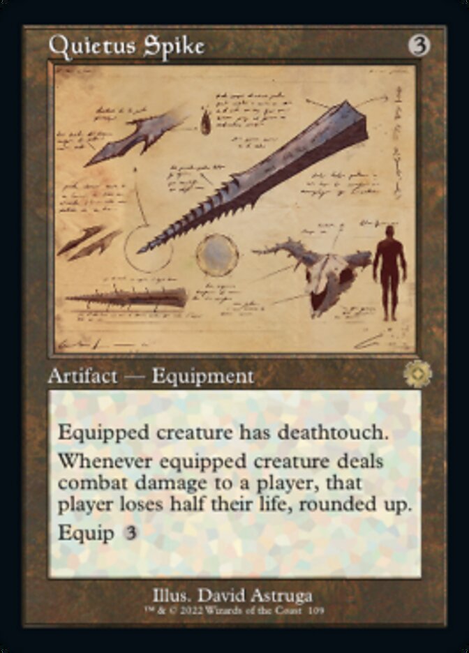 Quietus Spike (Retro Schematic) [The Brothers' War Retro Artifacts] | Shuffle n Cut Hobbies & Games