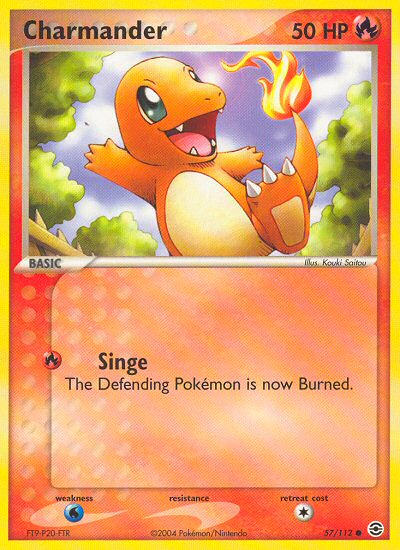 Charmander (57/112) [EX: FireRed & LeafGreen] | Shuffle n Cut Hobbies & Games