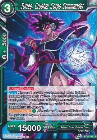 Turles, Crusher Corps Commander [BT12-069] | Shuffle n Cut Hobbies & Games