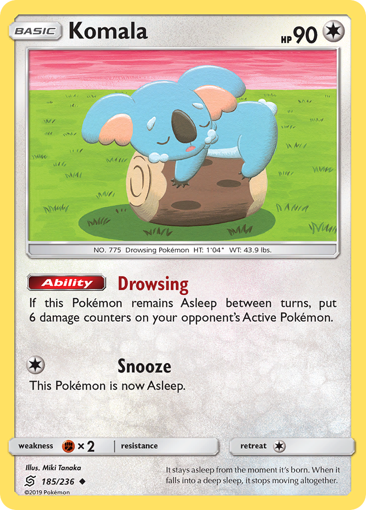 Komala (185/236) [Sun & Moon: Unified Minds] | Shuffle n Cut Hobbies & Games