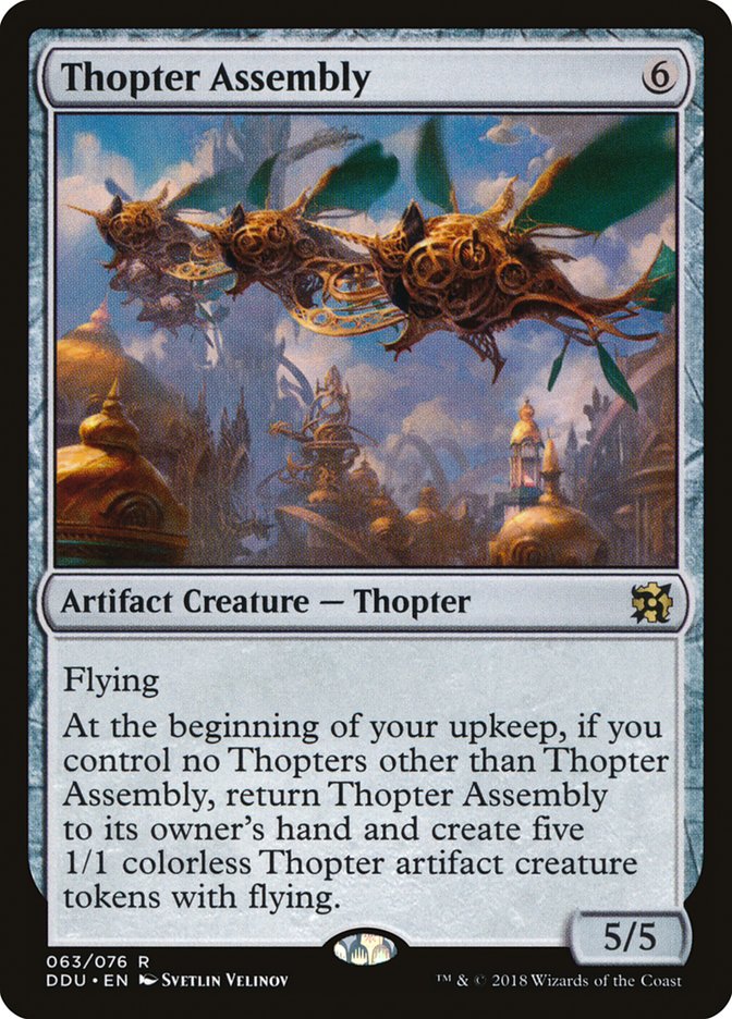 Thopter Assembly [Duel Decks: Elves vs. Inventors] | Shuffle n Cut Hobbies & Games