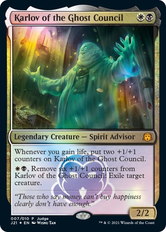 Karlov of the Ghost Council [Judge Gift Cards 2021] | Shuffle n Cut Hobbies & Games