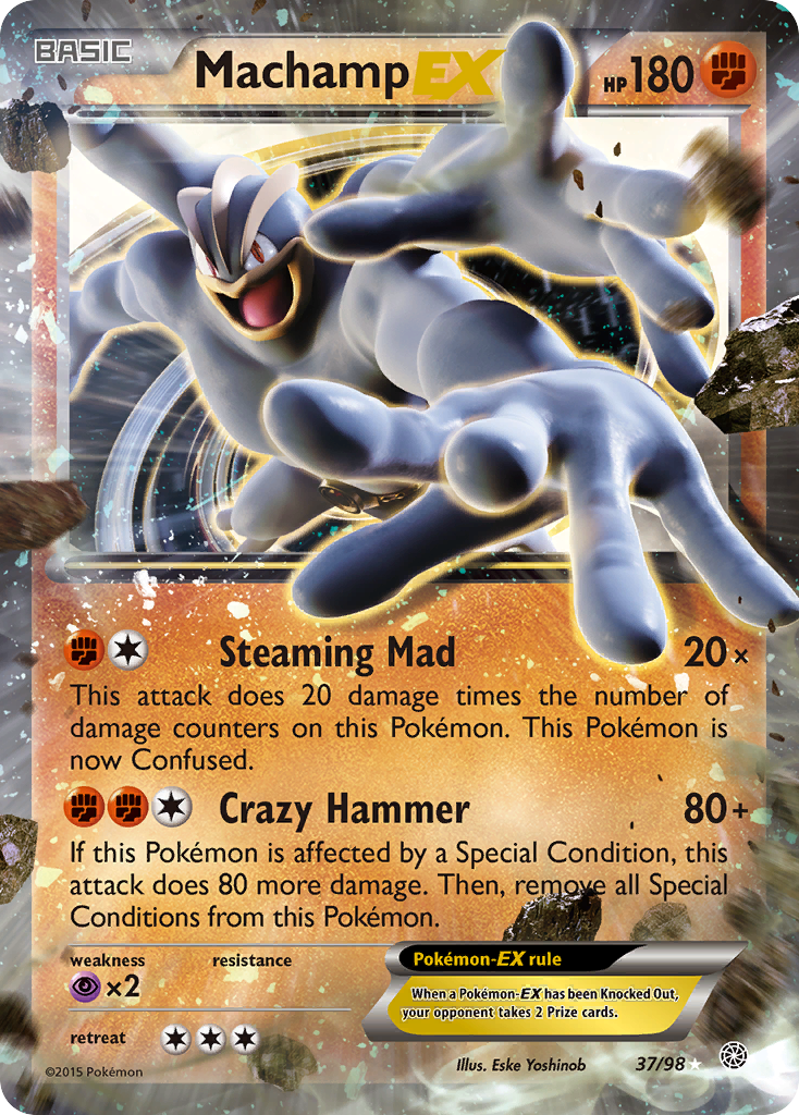 Machamp EX (37/98) [XY: Ancient Origins] | Shuffle n Cut Hobbies & Games