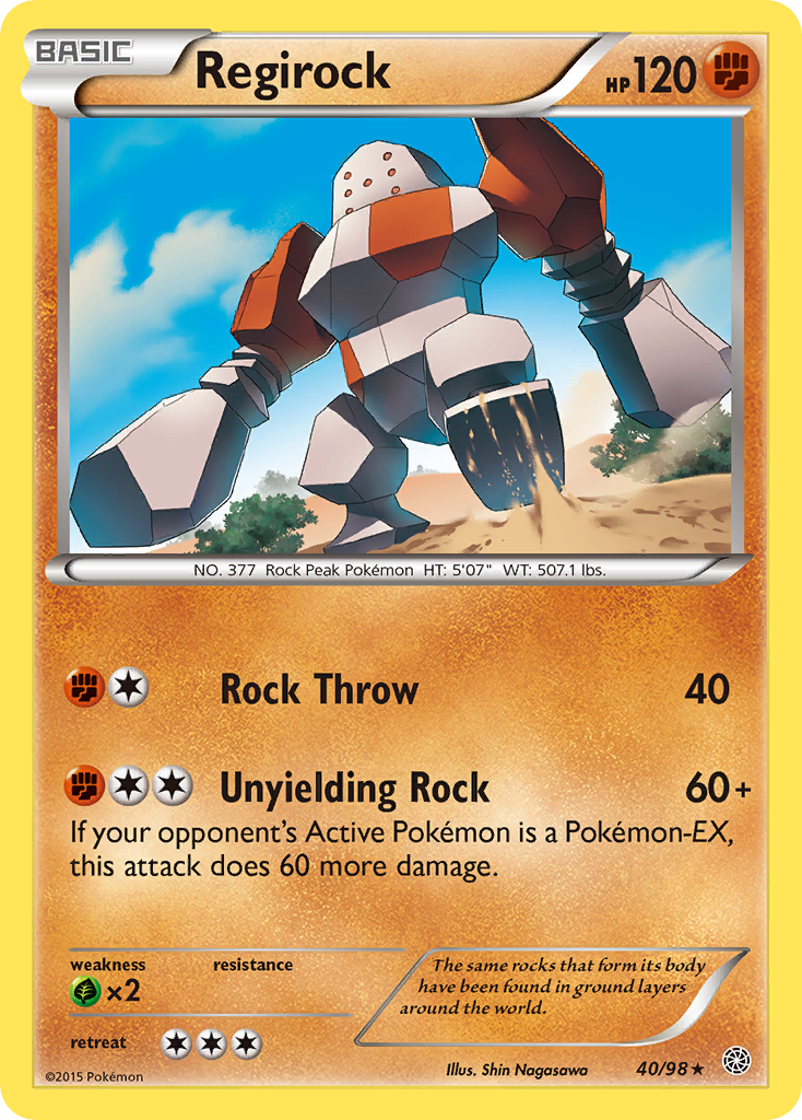 Regirock (40/98) [XY: Ancient Origins] | Shuffle n Cut Hobbies & Games