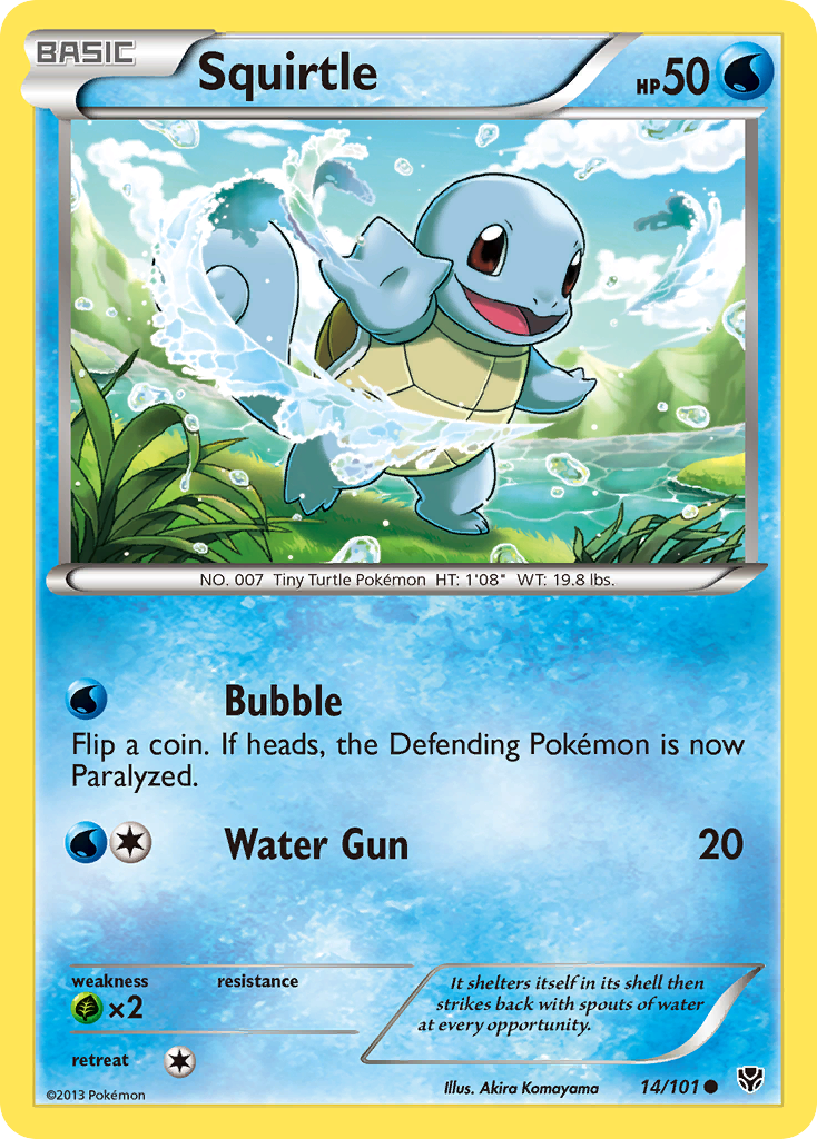 Squirtle (14/101) [Black & White: Plasma Blast] | Shuffle n Cut Hobbies & Games