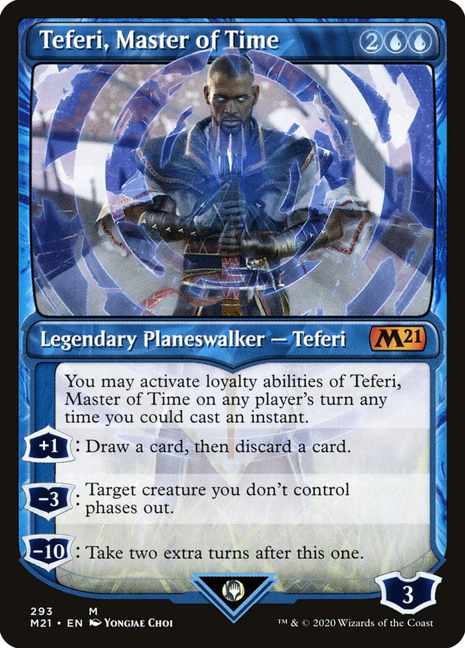 Teferi, Master of Time (Showcase) (293) [Core Set 2021] | Shuffle n Cut Hobbies & Games