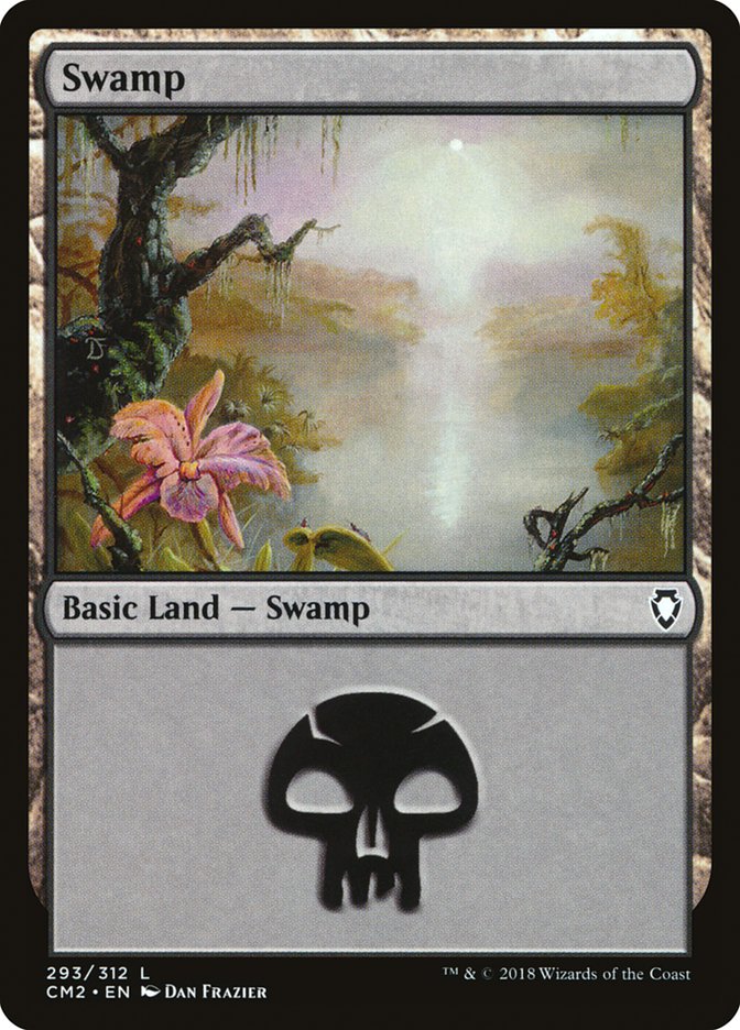 Swamp (293) [Commander Anthology Volume II] | Shuffle n Cut Hobbies & Games