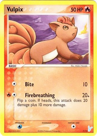 Vulpix (7/12) [EX: Trainer Kit 2 - Minun] | Shuffle n Cut Hobbies & Games