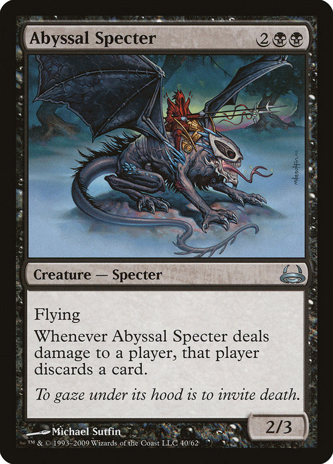 Abyssal Specter [Duel Decks: Divine vs. Demonic] | Shuffle n Cut Hobbies & Games