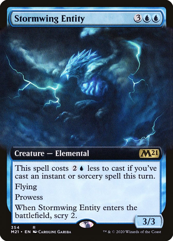 Stormwing Entity (Extended Art) [Core Set 2021] | Shuffle n Cut Hobbies & Games