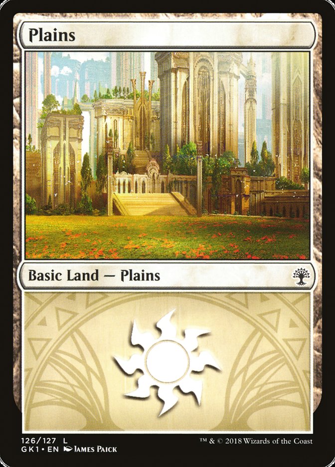 Plains (126) [Guilds of Ravnica Guild Kit] | Shuffle n Cut Hobbies & Games