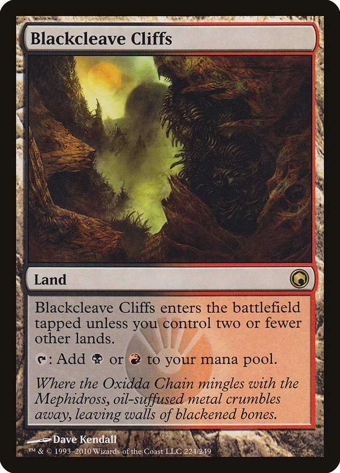 Blackcleave Cliffs [Scars of Mirrodin] | Shuffle n Cut Hobbies & Games