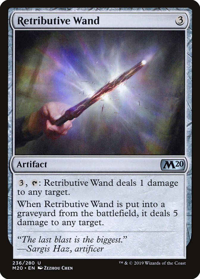 Retributive Wand [Core Set 2020] | Shuffle n Cut Hobbies & Games