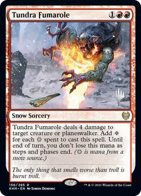 Tundra Fumarole (Promo Pack) [Kaldheim Promos] | Shuffle n Cut Hobbies & Games