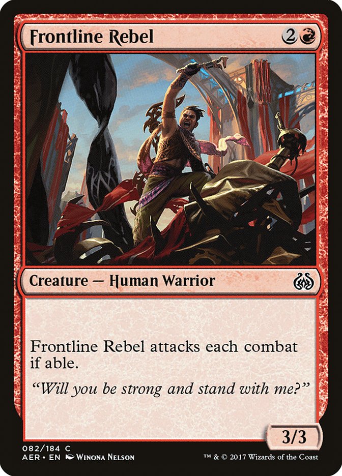 Frontline Rebel [Aether Revolt] | Shuffle n Cut Hobbies & Games