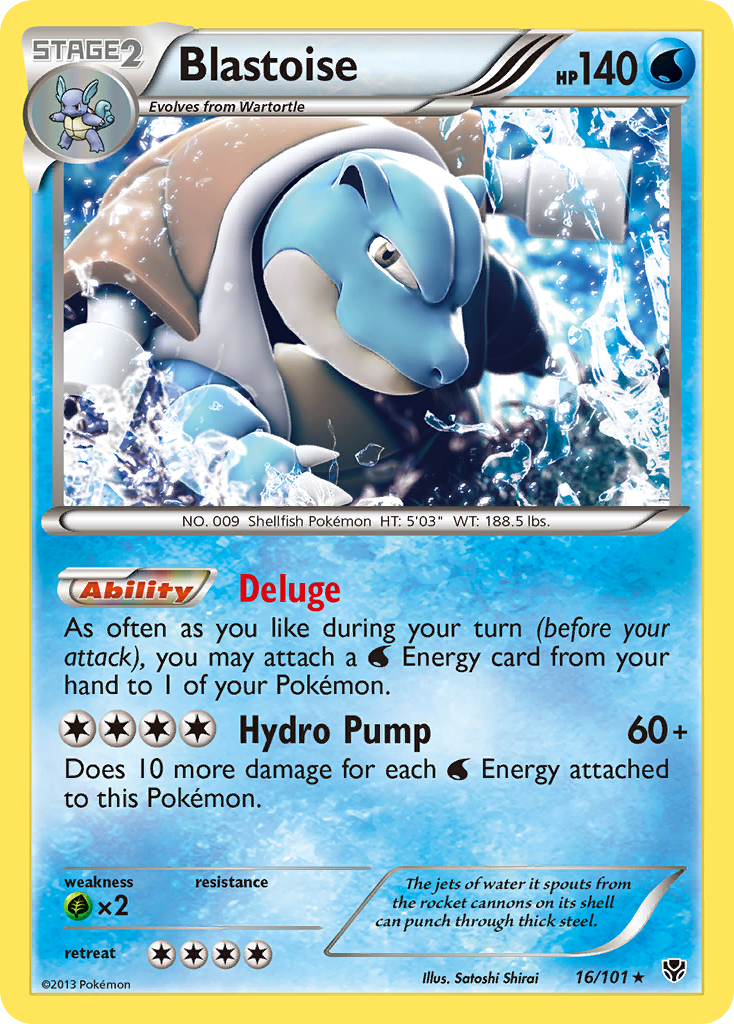 Blastoise (16/101) [Black & White: Plasma Blast] | Shuffle n Cut Hobbies & Games