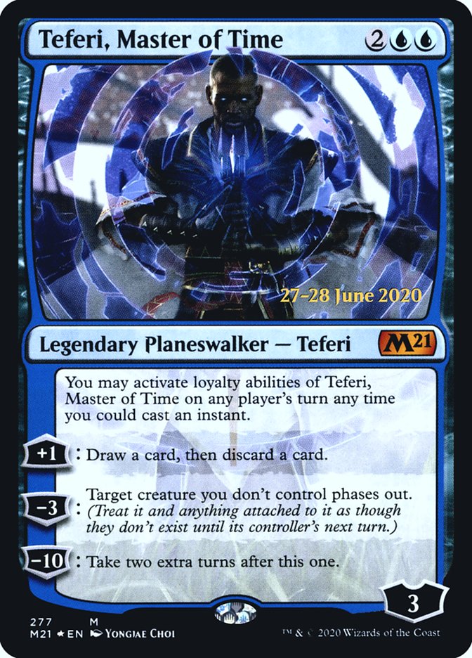 Teferi, Master of Time (277) [Core Set 2021 Prerelease Promos] | Shuffle n Cut Hobbies & Games