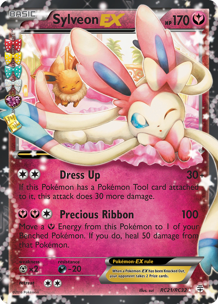 Sylveon EX (RC21/RC32) [XY: Generations] | Shuffle n Cut Hobbies & Games