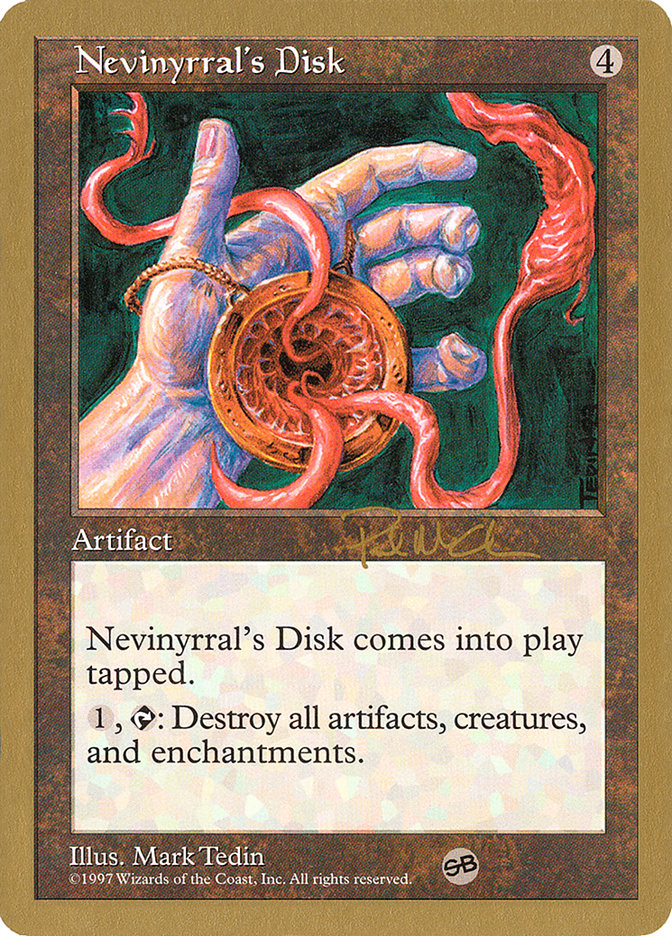 Nevinyrral's Disk (Paul McCabe) (SB) [World Championship Decks 1997] | Shuffle n Cut Hobbies & Games