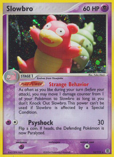 Slowbro (14/112) [EX: FireRed & LeafGreen] | Shuffle n Cut Hobbies & Games