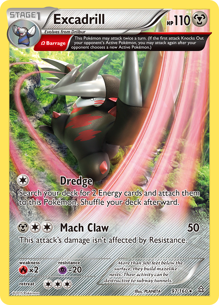 Excadrill (97/160) [XY: Primal Clash] | Shuffle n Cut Hobbies & Games