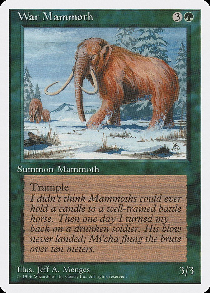 War Mammoth [Introductory Two-Player Set] | Shuffle n Cut Hobbies & Games